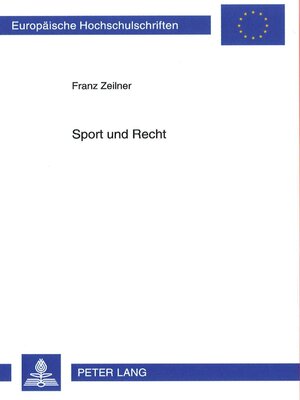 cover image of Sport und Recht